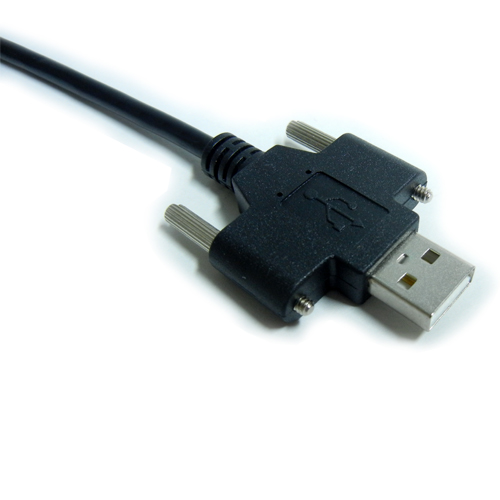 Connettore USB 2.0 Plug costampato con cavo 24AWG Certificato UL
