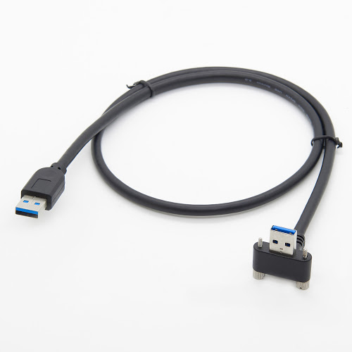USB-A-USB3.0-Plug-90°cablaggio-cavo-custom-personalizzato-viti
