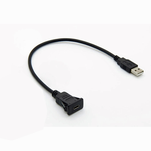 USB-C-Pannello-SNAPIN-clip-connettore-cablaggio-cavo-morsetto